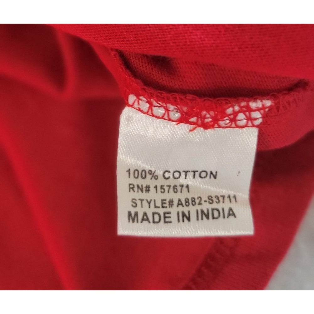 love dazed PARIS women's T shirt Top RED SIZE XL - Picture 5 of 6